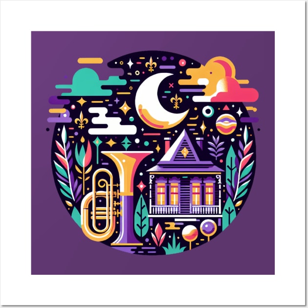 Jazzfest New Orleans Wall Art by gentlemanjoan